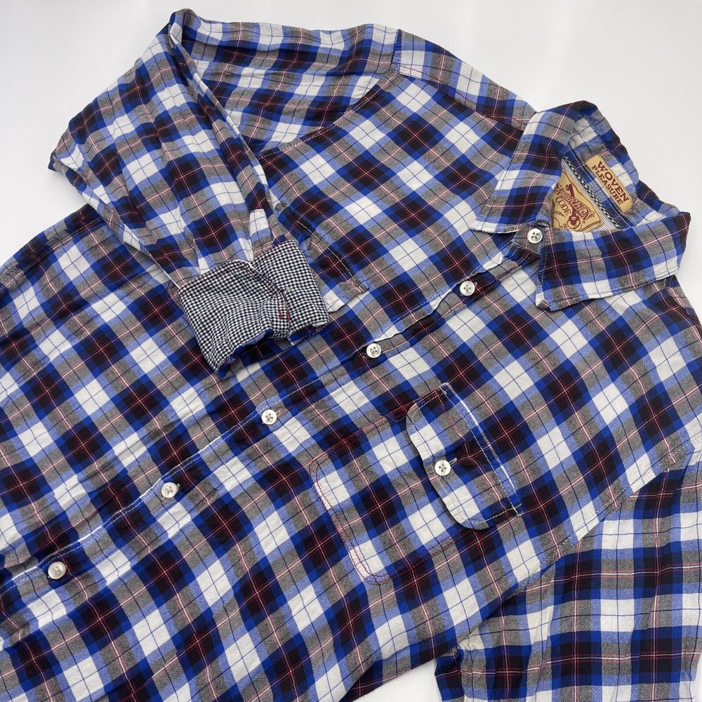 Sovereign Code S Code Men Shirt‎ Multi Color Size Medium Button Up